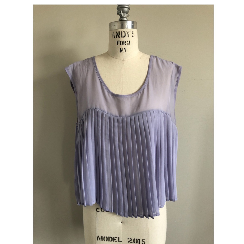 TILDON PLEATED TOP